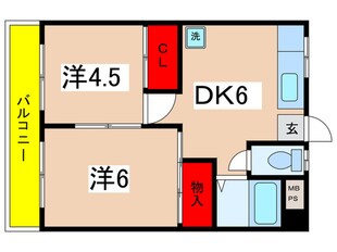 吉沢第一ビルの物件間取画像